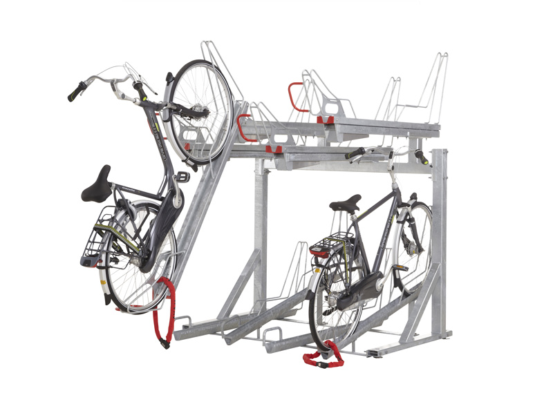 2 tier bike rack