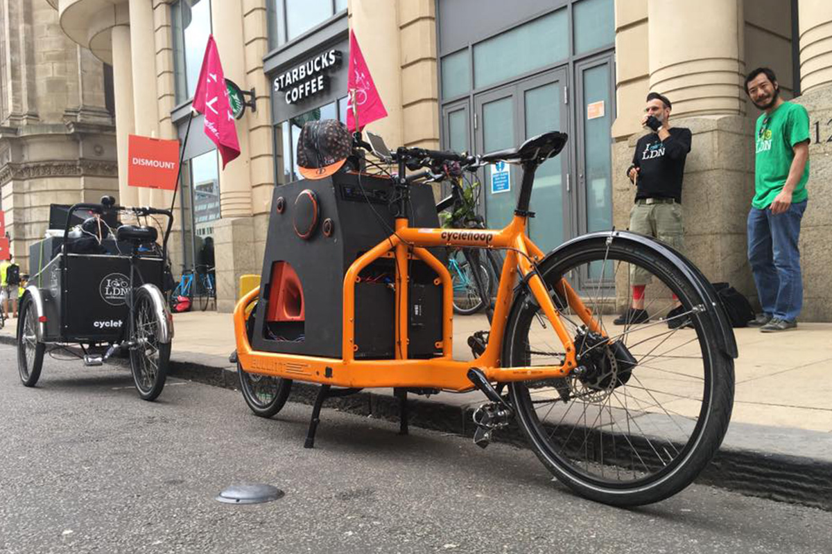 Cyclehoop to provide Music Bikes for HSBC City Rides Cyclehoop